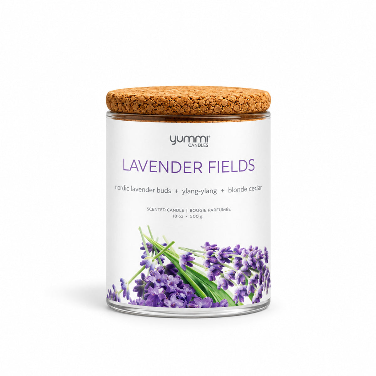 18oz Lavender Fields Scented Jar Candles