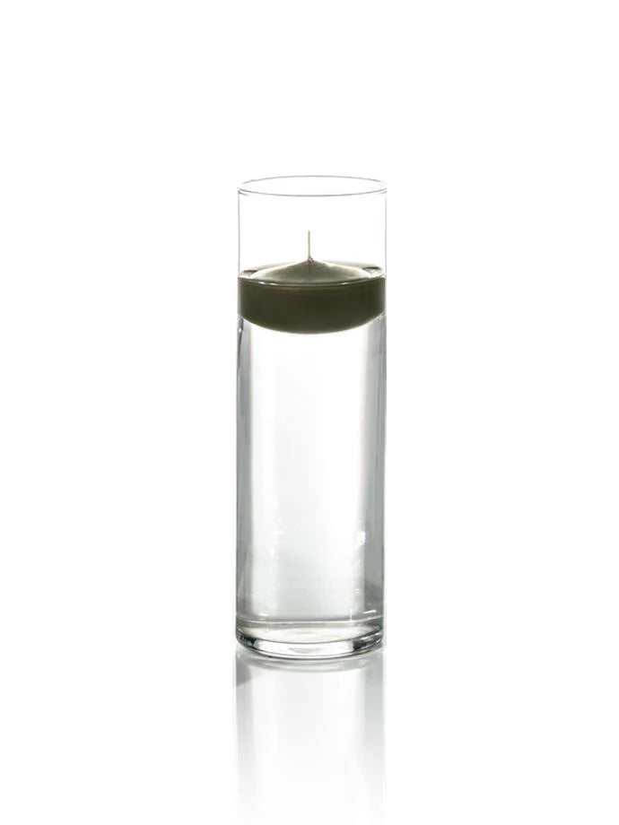 3" Floating Candles and 9" Cylinder Vases