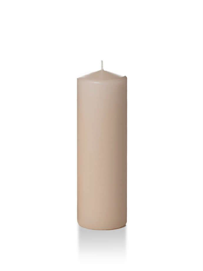 Wholesale 2.25" x 7" Slim Pillar Candles