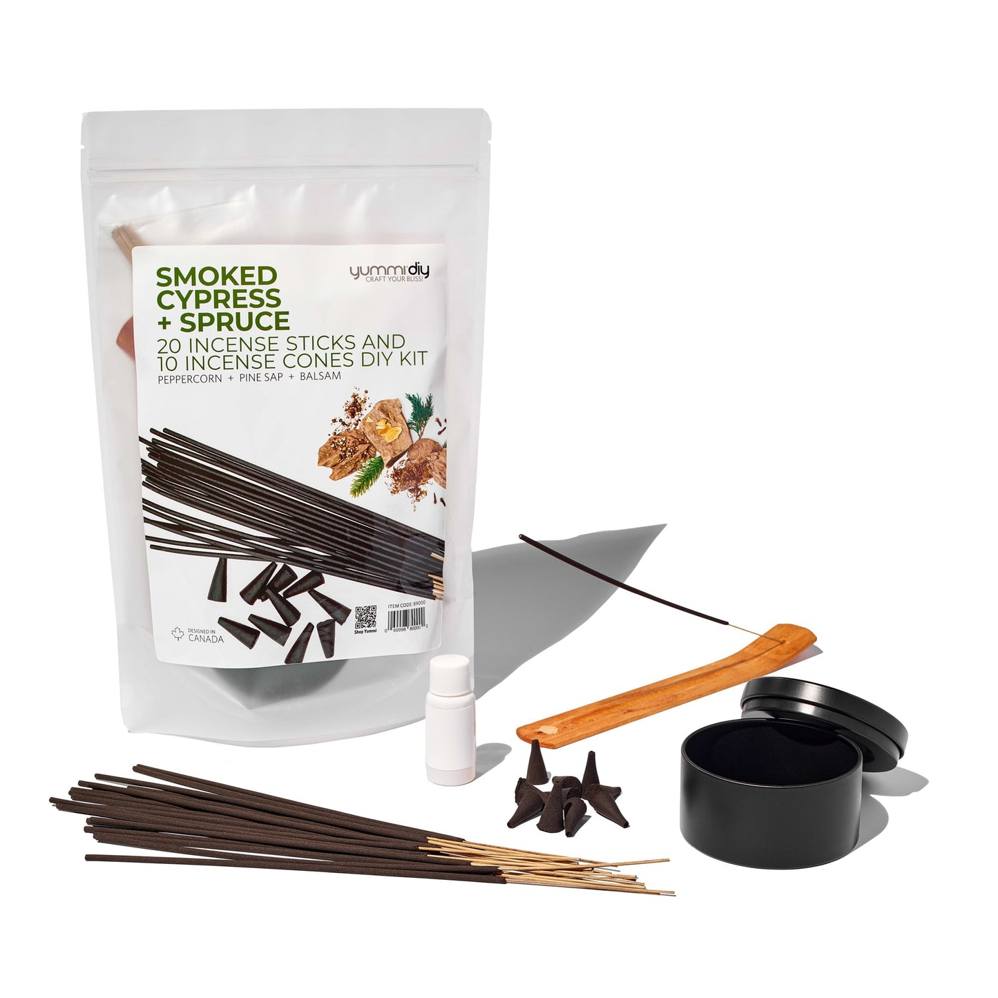 DIY Incense - Smoked Cypress + Spruce