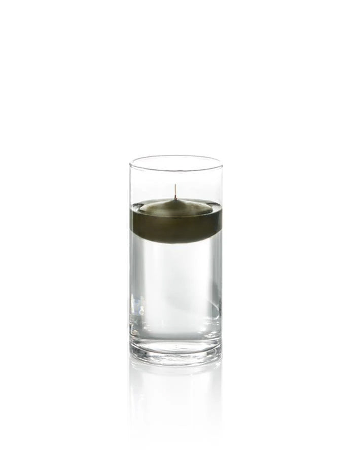3" Floating Candles and 7.5" Cylinder Vases