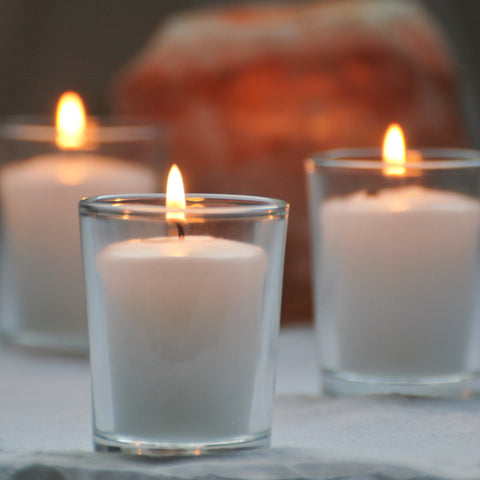 4-Pack Scented Votive Candles - 15 Hour Burn Time - Choose From 19 Beautiful Scents - Paraffin Wax