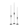 Yummi Candles - 36 Taper Candles and 36 Silver Virtu Candlesticks