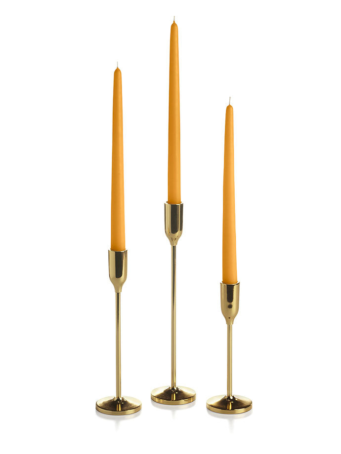 candlestickmaker 様 36 Taper Candles and 36 Gold Virtu Candlesticks