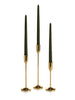 Yummi Candles - 36 Taper Candles and 36 Gold Virtu Candlesticks