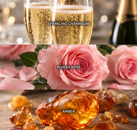 Yummi Candles - 2oz Champagne Roses Scented Jar Candles - Lifestyle - 1