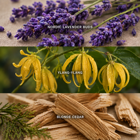 Yummi Candles - 18oz Lavender Fields Scented Jar Candles - Lifestyle - 1