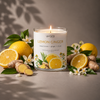 Yummi Candles - Bulk 18oz Lemon Ginger Scented Jar Candles - Lifestyle - 2