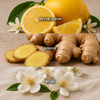 Yummi Candles - Bulk 18oz Lemon Ginger Scented Jar Candles - Lifestyle - 1