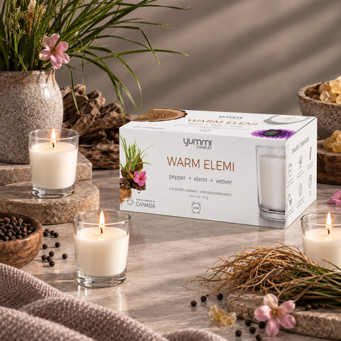 Yummi Candles - 2oz Warm Elemi Scented Jar Candles - Lifestyle - 2