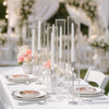 Yummi Candles - 12 Taper Candles, 12 Tall Chimneys and 12 Silver Virtu Candlesticks - Lifestyle - 2