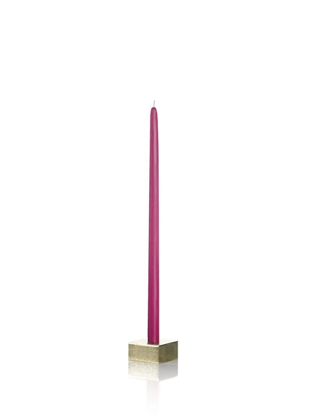 9" Tiny Taper Candles Hot Pink