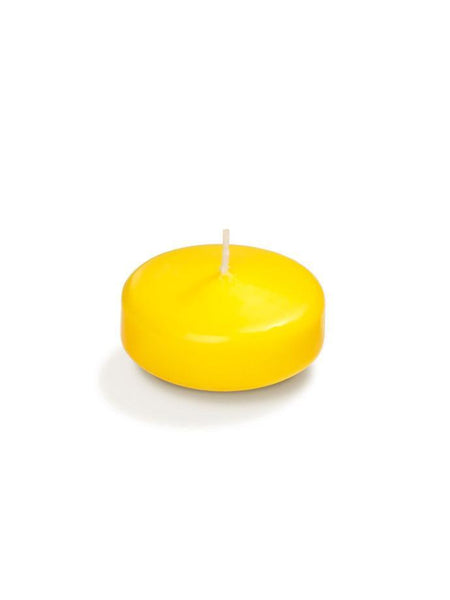 2.25" Bulk Floating Candles Bright Yellow