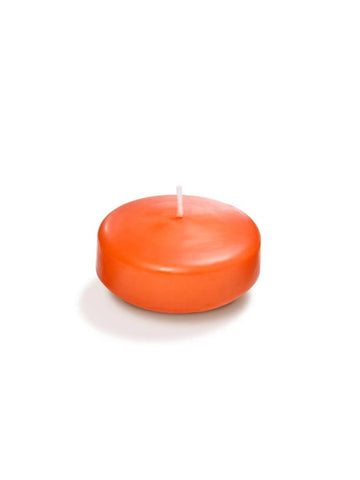 Yummi Candles - 2.25" Floating Candles Bright Orange