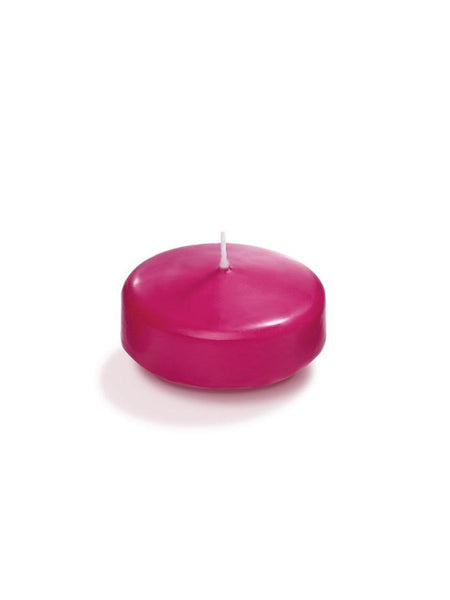 2.25" Bulk Floating Candles Hot Pink