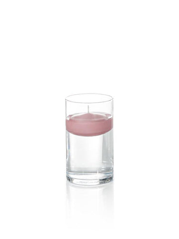 Yummi Candles - 3" Floating Candles and 6" Cylinder Vases
