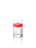 Yummi Candles - 3" Floating Candles and 6" Cylinder Vases Ruby Red