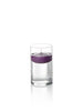 Yummi Candles - 3" Floating Candles and 6" Cylinder Vases Dark Purple