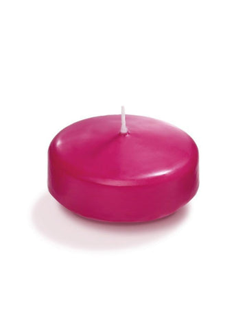 Yummi Candles - 3" Bulk Floating Candles Hot Pink