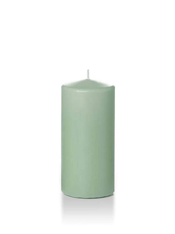 Yummi Candles - 3" x 6" Wholesale Pillar Candles Sage