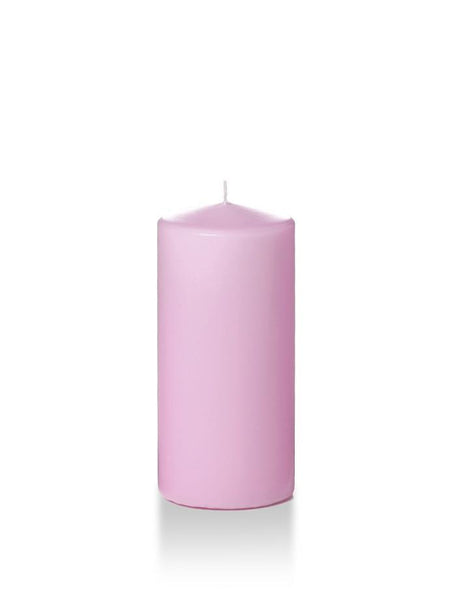 3" x 6" Wholesale Pillar Candles Violet