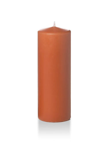 Yummi Candles - 3" x 8" Pillar Candles Sienna