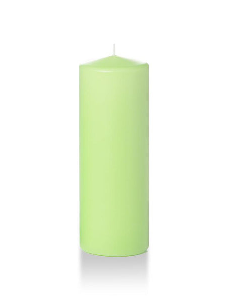 3" x 8" Pillar Candles Mint