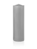 Yummi Candles - 3" x 10" Pillar Candles Light Gray