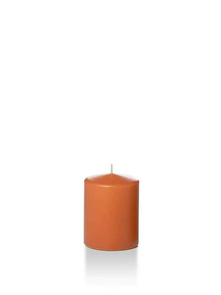 Wholesale 2.25" x 3" Slim Pillar Candles Sienna