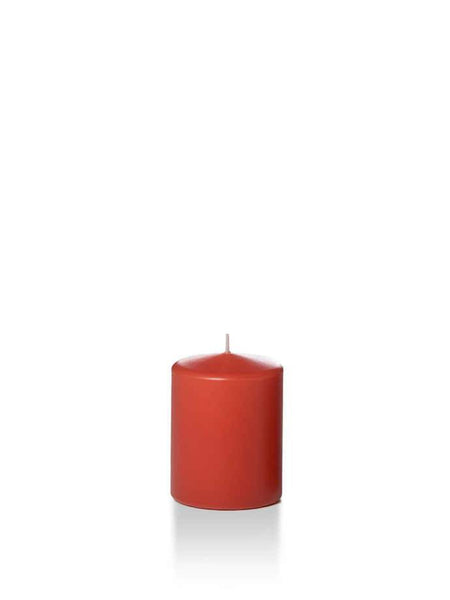 2.25" x 3" Slim Pillar Candles Brick