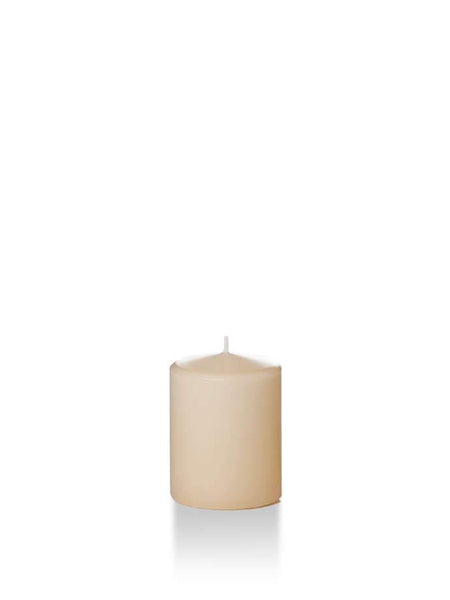 2.25" x 3" Slim Pillar Candles Sandstone