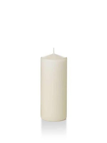 Yummi Candles - Wholesale 2.25" x 5" Slim Pillar Candles Ivory