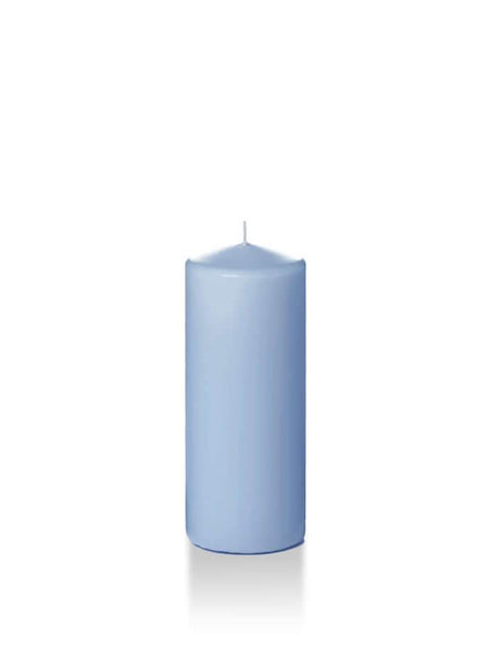 2.25" x 5" Slim Pillar Candles Periwinkle Blue