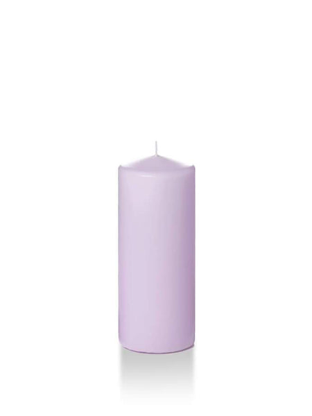 2.25" x 5" Slim Pillar Candles Lavender