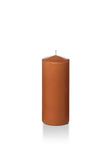 Yummi Candles - 2.25" x 5" Slim Pillar Candles Toffee