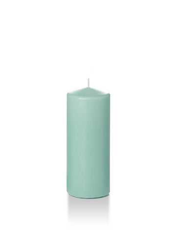 Yummi Candles - Wholesale 2.25" x 5" Slim Pillar Candles Tiffany Blue