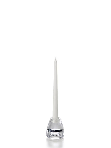 10" Handcrafted Taper Candles White