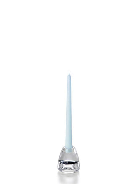 10" Wholesale Taper Candles - Case of 144 Ice Blue