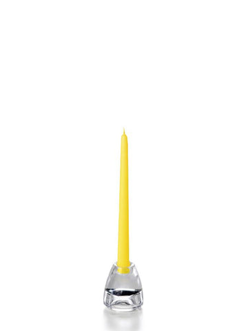 Yummi Candles - 10" Wholesale Taper Candles - Case of 72 Bright Yellow