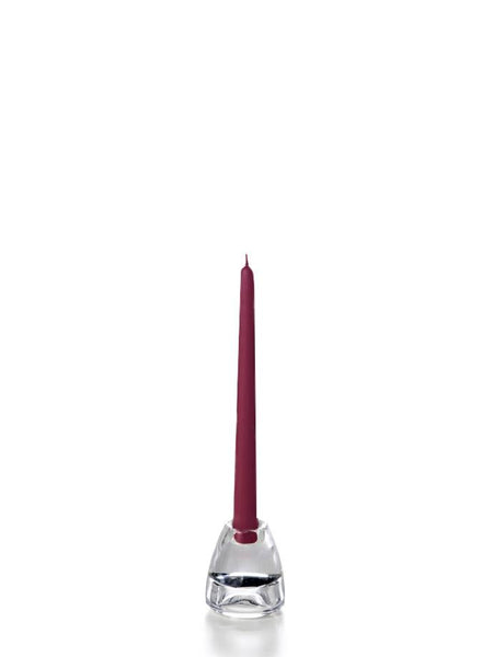 10" Handcrafted Taper Candles Magenta