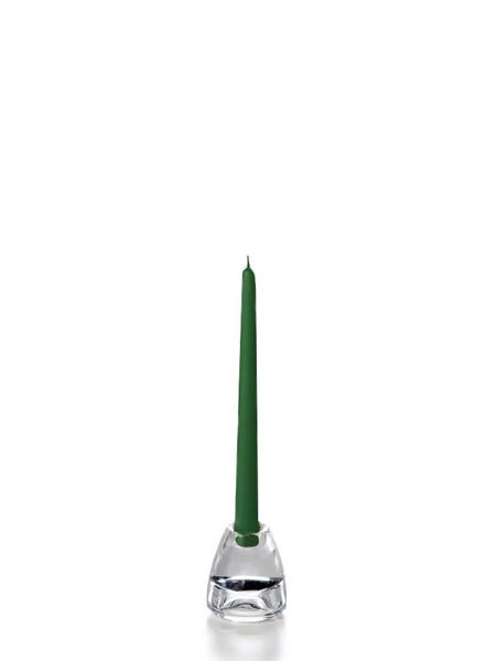 10" Wholesale Taper Candles - Case of 144 Hunter Green