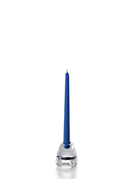 10" Wholesale Taper Candles - Case of 72 Royal Blue