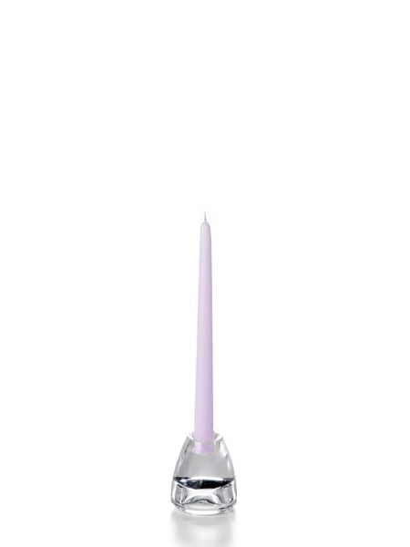 10" Wholesale Taper Candles - Case of 72 Lavender