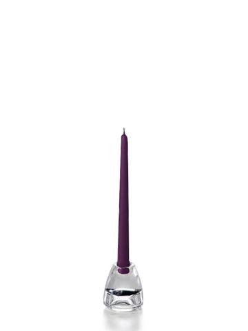 Yummi Candles - 10" Wholesale Taper Candles - Case of 72 Dark Purple