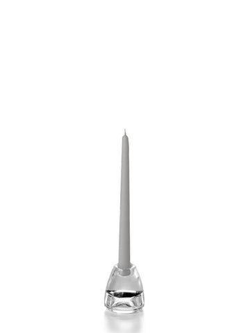 Yummi Candles - 10" Handcrafted Taper Candles Light Gray