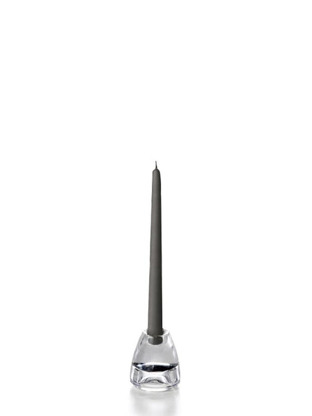 10" Handcrafted Taper Candles Gray
