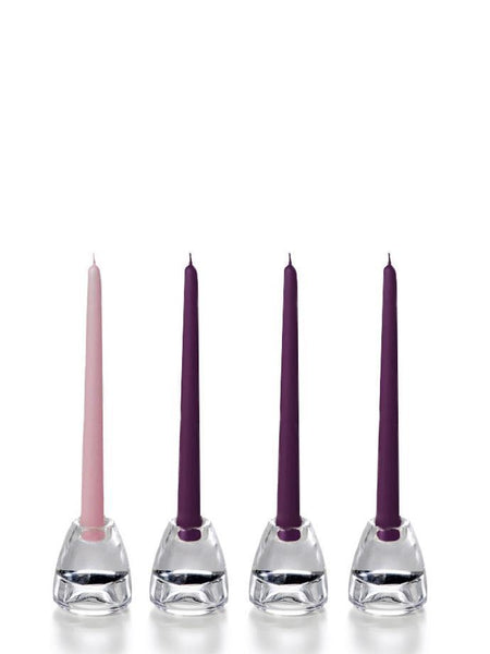 10" Wholesale Advent Taper Candles - Case of 288