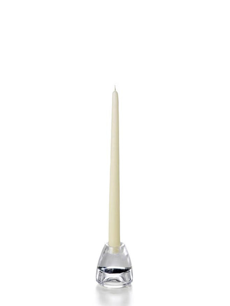 12" Wholesale Taper Candles - Case of 288 Ivory