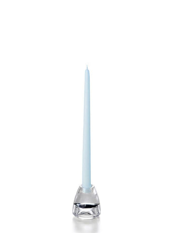 Yummi Candles - 12" Wholesale Taper Candles - Case of 72 Ice Blue