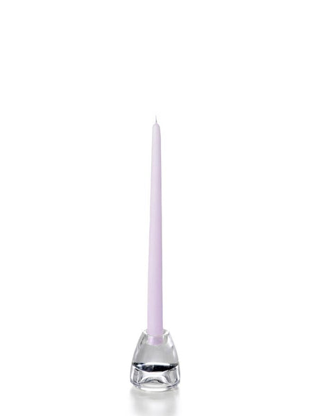 12" Wholesale Taper Candles - Case of 144 Lavender